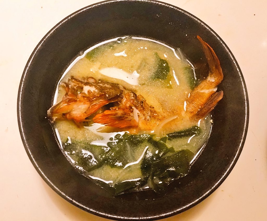 ガシラの味噌汁 