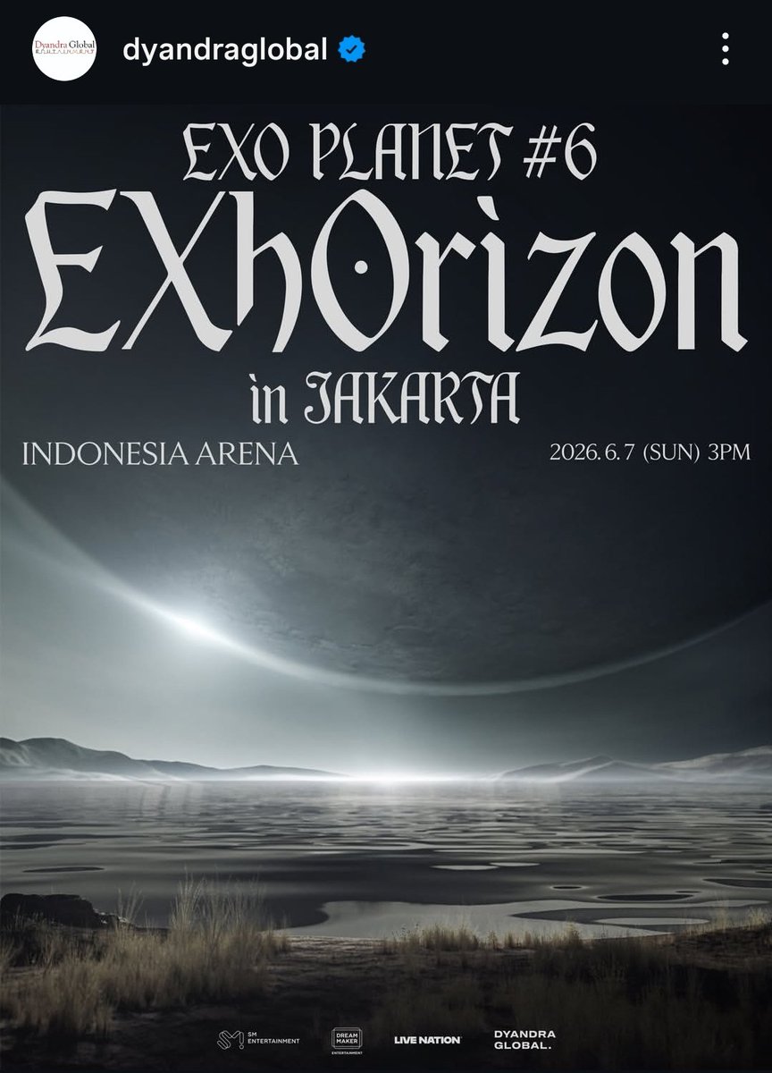 dyonigiri's tweet image. EXO PLANET #6 EXhOrizon in JAKARTA will be held on June 7th at 3PM WIB!

yay for an afternoon concert🥳 but nope just for 1 day😔