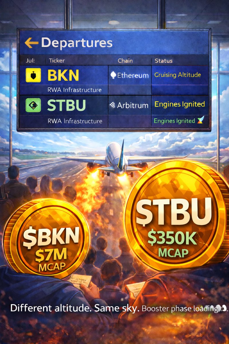 $350K mcap.
✅Live STOs.
✅Equity token.
✅Arbitrum.
You’re either early…
or you’re watching.

Flying soon 🚀🚀🚀🚀🚀🚀🚀

$STBU <a href="/StoboxCompany/">Stobox</a>