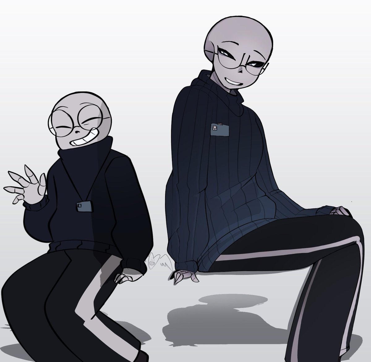 Scientistsc1's tweet image. Sci post ft minor art style study of CQ
~~
#scisans #sciencesans #utmv