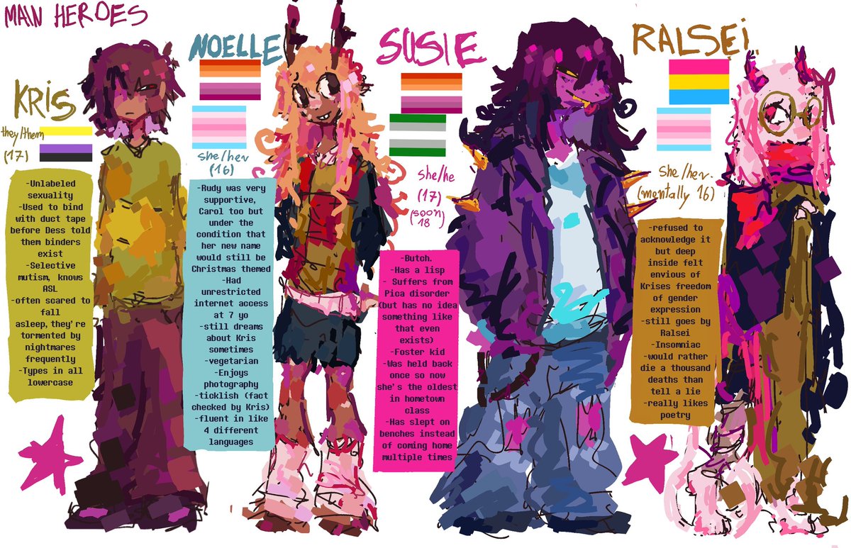 rinarulezz's tweet image. Pulls out headcanons from my buttcrack (1/3)