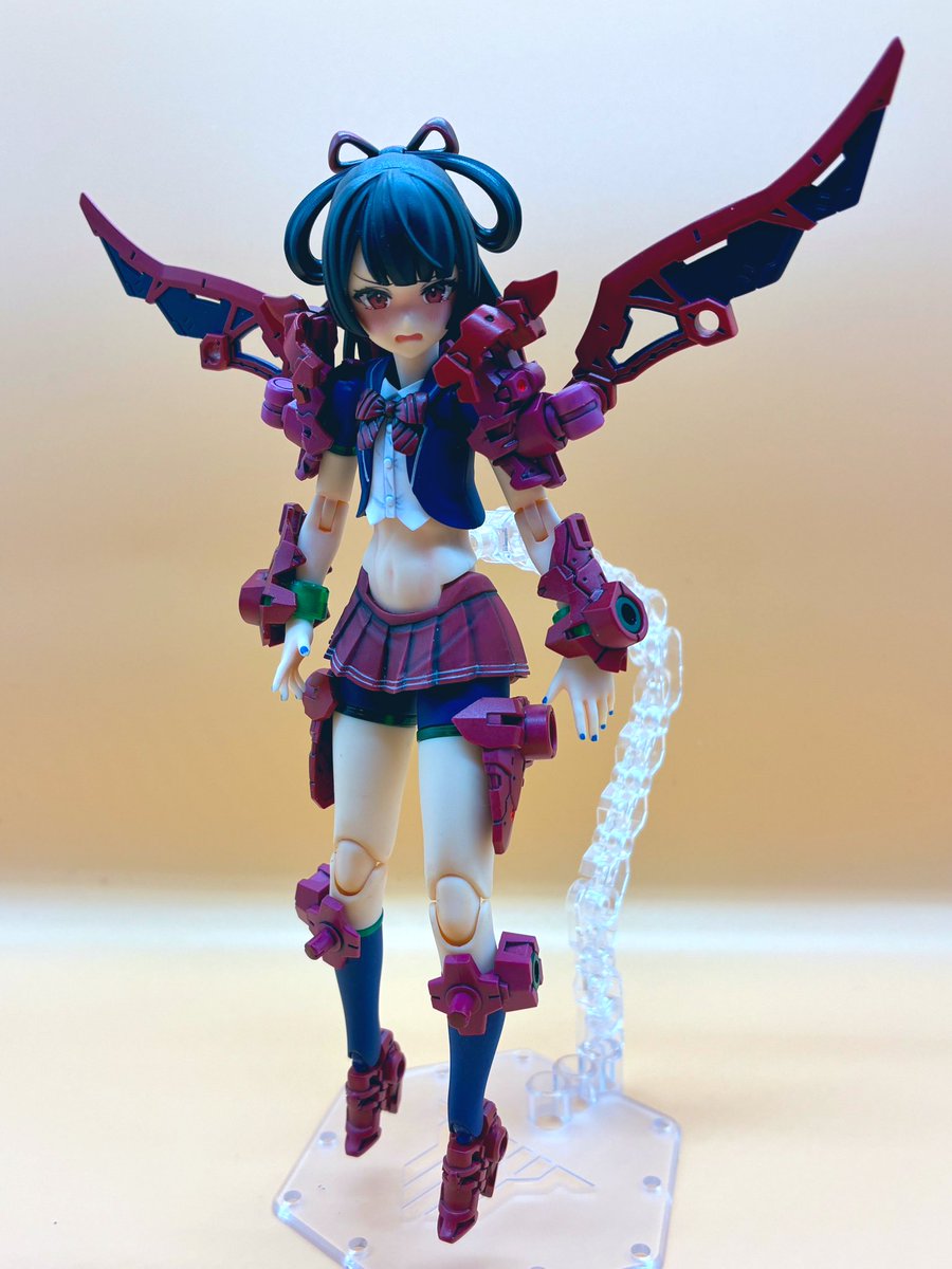 kazu846861459's tweet image. #プラモデルライフ #バスタードール
#ナイト とりあえずライトアーマーVer #新作完成 🎊٩(๑&amp;gt;∀&amp;lt;๑)۶ｶﾜｲｲ💕
残るはフルアーマーモードです✨😁☝