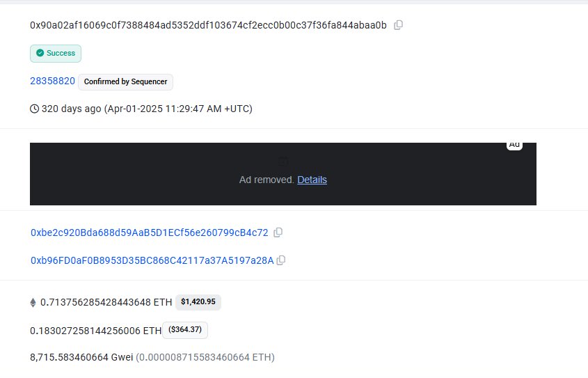 compaarmando's tweet photo. I still remember the exact moment.  
Notification: funds transferred.  
1 second later empty.  

First real money I made in crypto. My proudest moment.  
Then poof. Gone.  

Reached out everywhere. Crickets.  
Tracked the tx, stared at the hacker address… felt helpless.. https://t.co/6twgJWyvxK