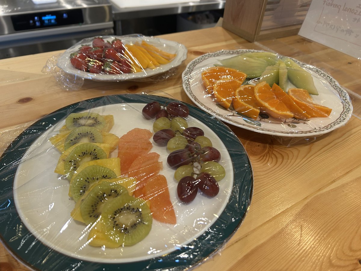 フルーツワンプレートビュッフェ 準備完了しております( ˙꒳​˙ )ゝ