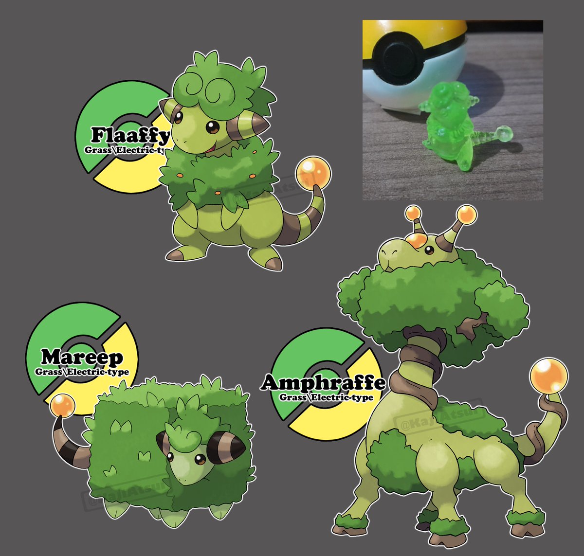 I felt like doing another design for the ToyBoxProject to mix things up this week! And a very special one, another Mareep lol