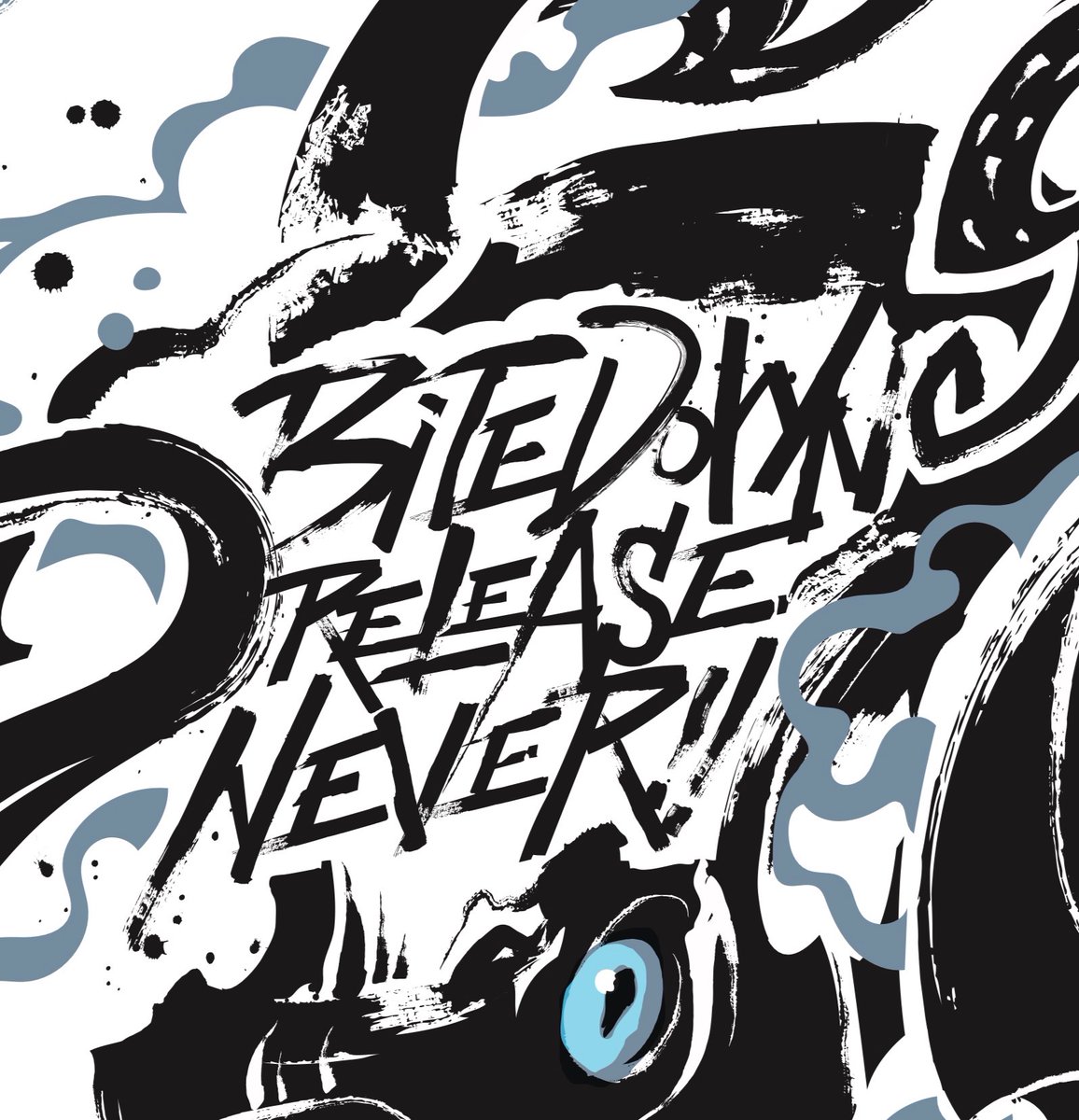 fooRider's tweet photo. すいません、2月の新作デザイン告知してなかったです。怪しいタコ描きました。「BITE DOWN RELEASE NEVER」は「喰らい付いたら離さない」というイメージです。良かったら店舗で探してみてください。
#bsidelabel #ビーサイドレーベル #stickers https://t.co/jnsn8mR6Hg