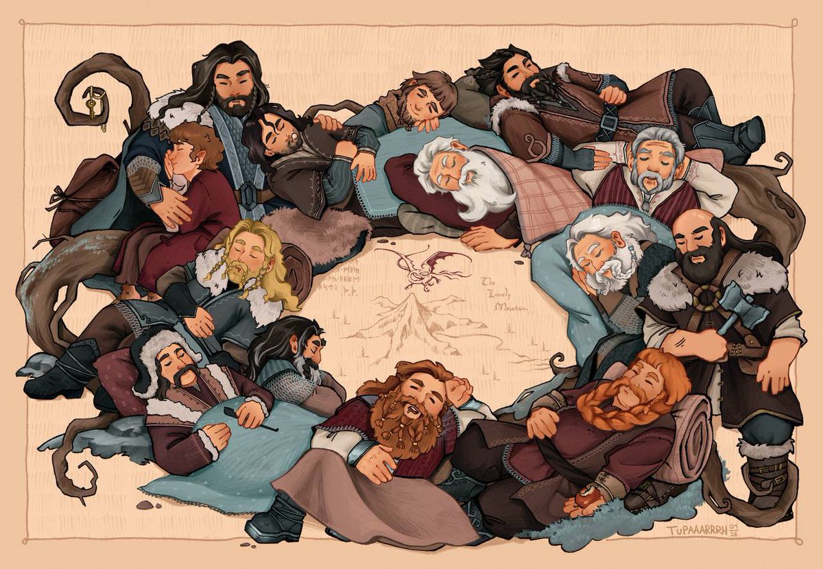 tupaaarrrhhh's tweet image. Tsssss, let the boys sleep 
#hobbit