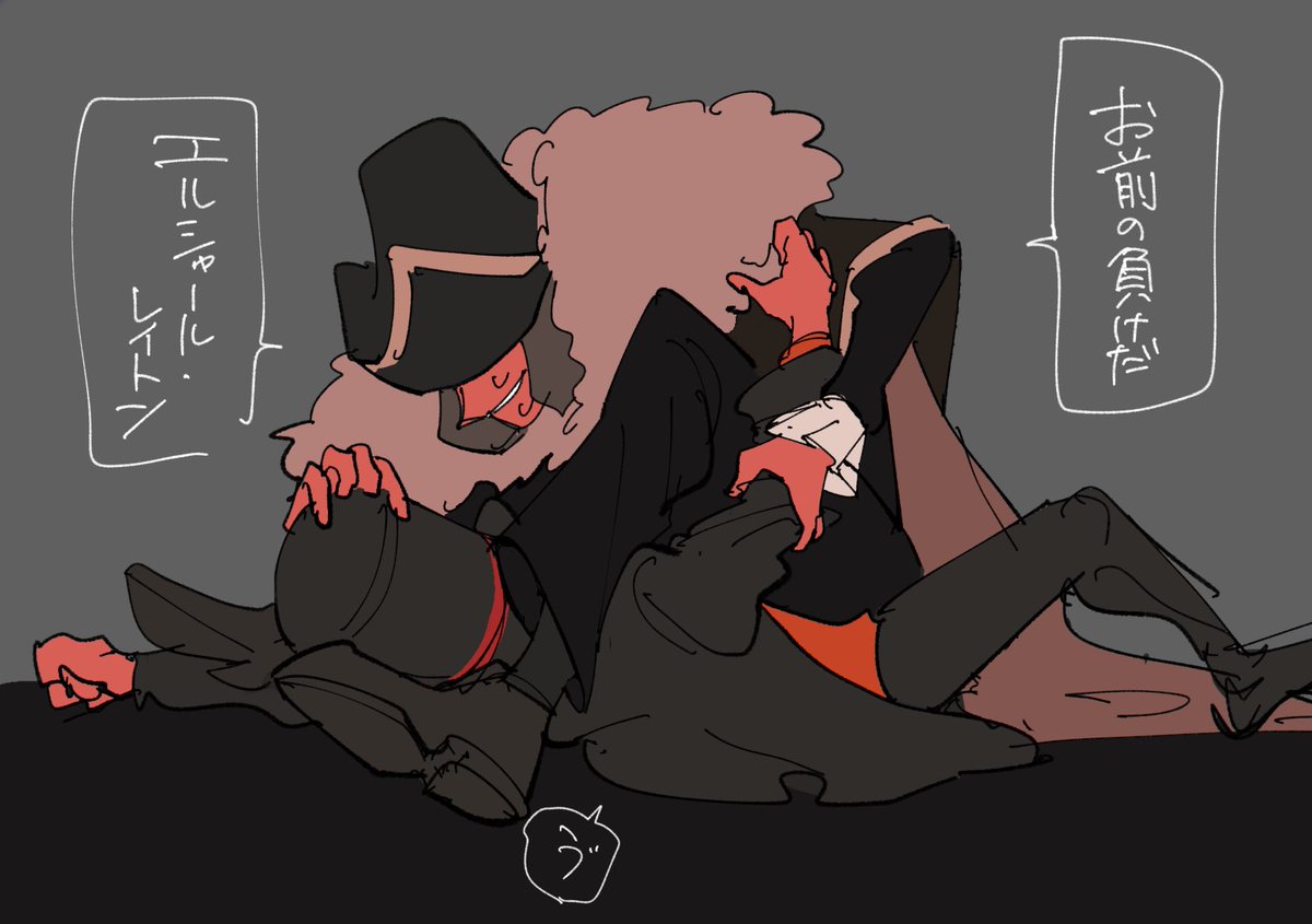 最近🎩絵あげてないので再掲