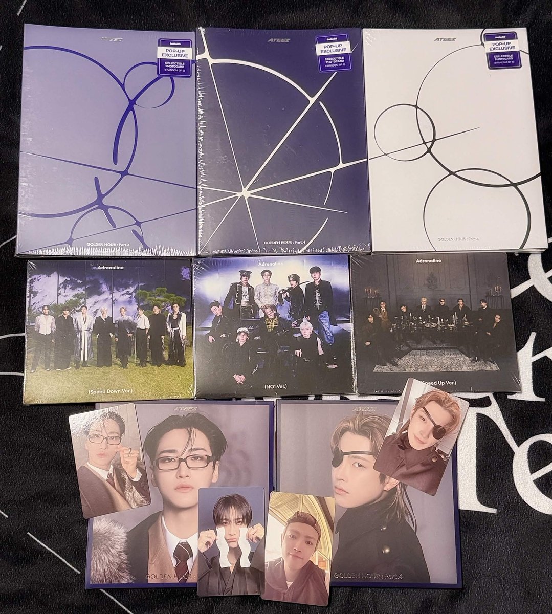 🤍 EVIE GIVEAWAY 🦊 CONGRATULATIONS TO OUR ATEEZ ON A **VERY** SUCCESSFUL COMEBACK !! &amp; ty for 6K ✨

(I've been wanting to do this since they announced the comeback but decided to wait until I physically had the albums^^)

🦊 8 TOTAL WINNERS! GA IS WORLDWIDE 🤍
- 3 winners will