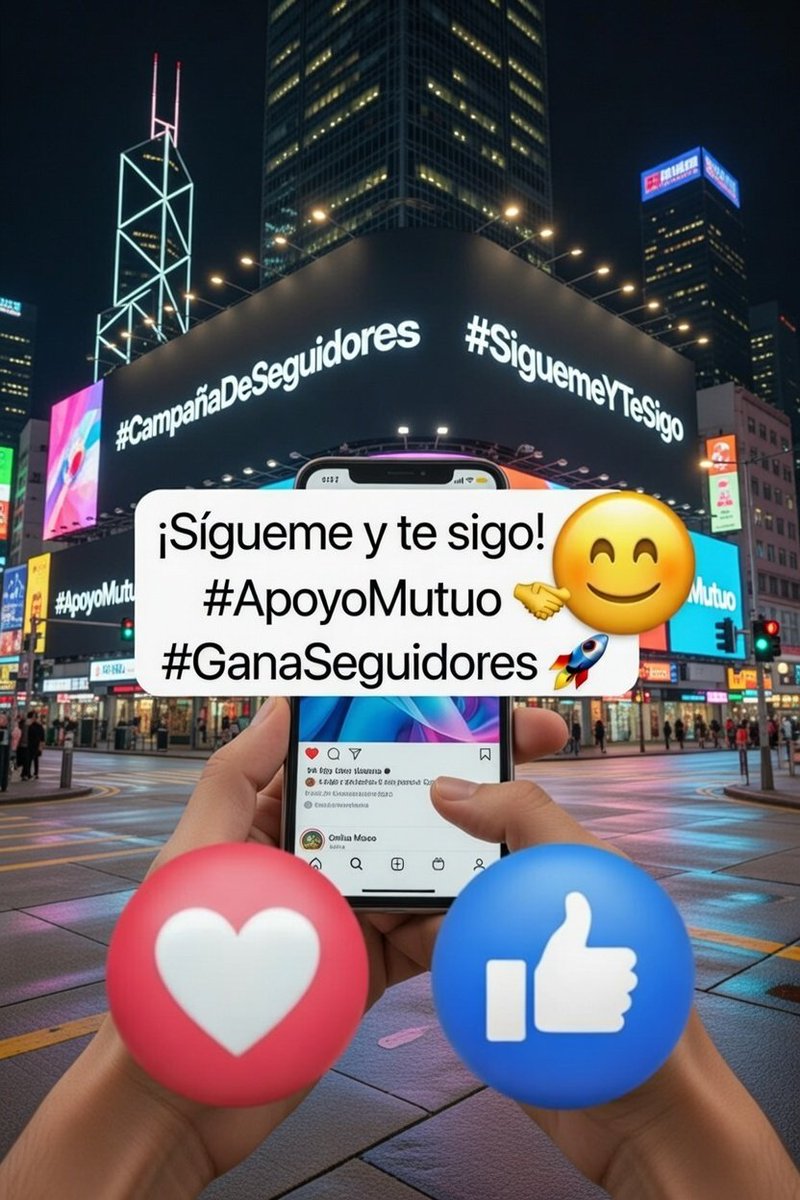AnalistaMaestro's tweet photo. ¡Campaña nocturna para ganar seguidores! ¡No rompas la cadena!
Sigo a todo el que me siga. ☝️😎
1. Dale RT y me gusta.
2. Sigue a todo el que le de like y ellos también te seguirán.
3. Vamos a crecer juntos. 🚀🫡
#SiguemeYTeSigo
#ApoyoMutuo
#SabadoDeSeguidores https://t.co/ZwVqugn5I9