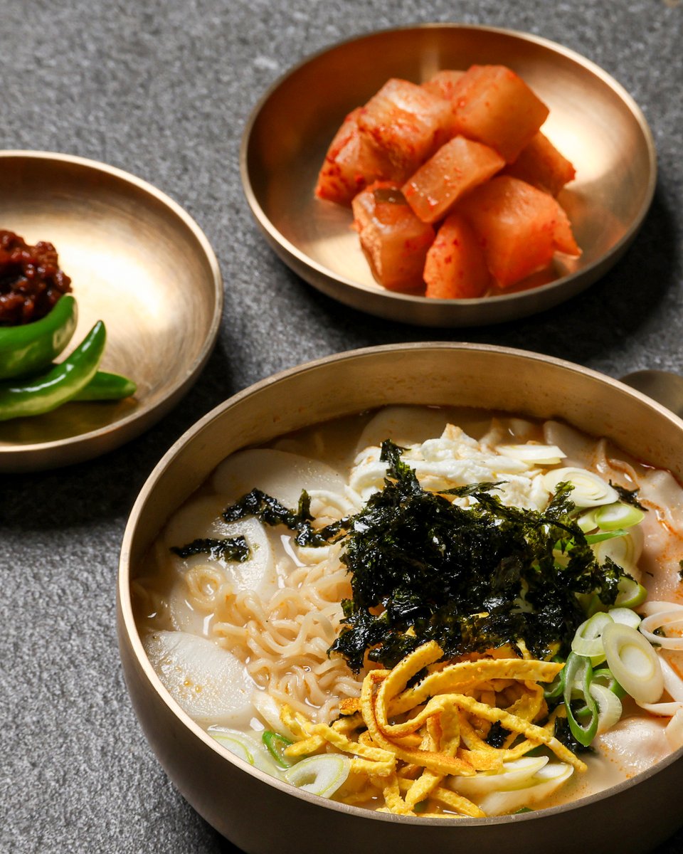 사리곰탕면을 활용한 떡국 아이디어 이미지