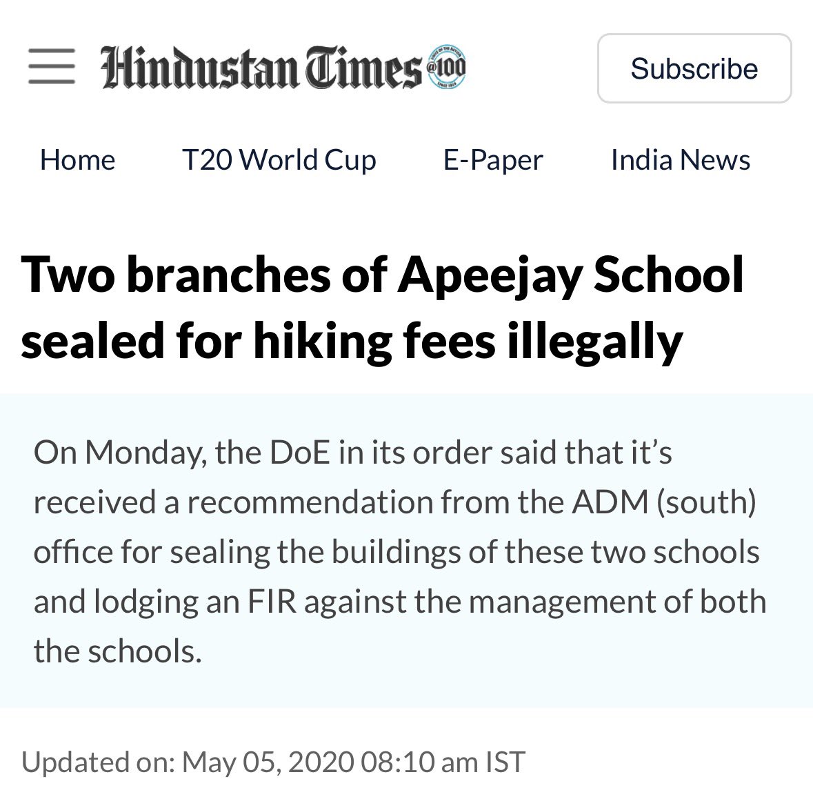 <a href="/BJP4Delhi/">BJP Delhi</a> कुछ भी डाल दोगे क्या ट्विटर पे।

हमने तो पिछली सरकारों को स्कूलों के खिलाफ सख्त कदम उठाते हुए देखा था।

आपने क्या कदम उठाए इस फीस को रोकने के लिए?