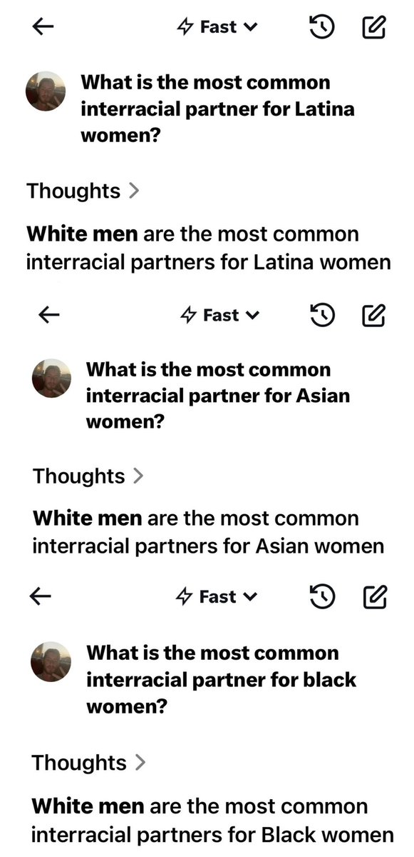 spitefulharmony's tweet photo. @wretts @1804_Jon Bro you goon to porn lmao. White men are fucking our own women and all your women https://t.co/7P1xSUQM5o