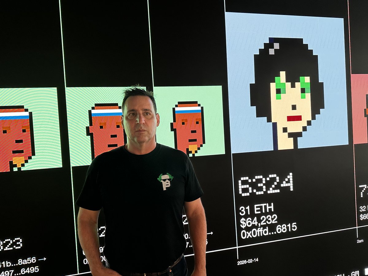 Yesterday I visited the Node gallery in Palo Alto with my new $tibbir shirt. Actually got a bit of attention when I took off my jacket. The attendant did not know the <a href="/ribbita2012/">ribbita</a> story yet, and apparently I missed <a href="/mickymalka/">Micky 🐸</a> by less than an hour. The gallery itself was