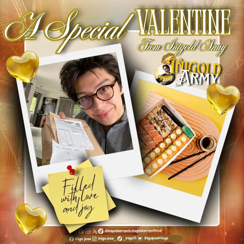 HAPPY VALENTINES &amp; HAPPY CHINESE NEW YEAR IÑIGOLD FAMILY!💛💋

Cravings Satisfied!

#IñigoJose|IñigoJose