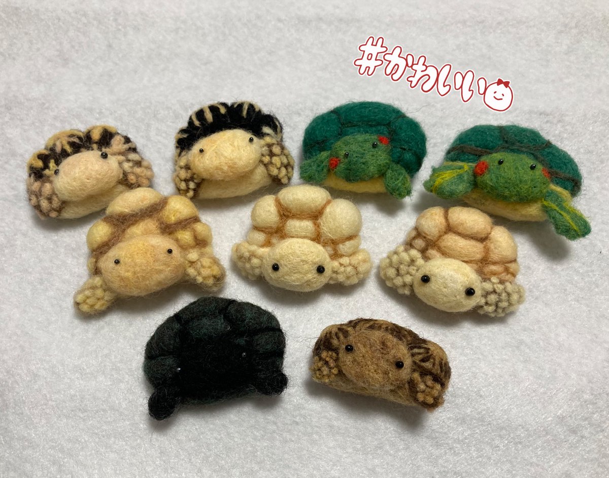 カメ DE Show！in 名古屋のブローチ進捗

リクエストいただいていたパンケーキリクガメを追加です

#KDS名古屋2026
#カメデショウ
#カメデショー
#kamedeshow
#カメの祭典
#カメ雑貨