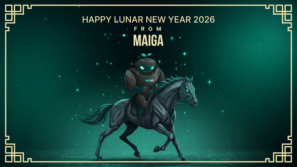 Maiga_AI's tweet photo. Happy Lunar New Year from Maiga! 🧧
May this year bring you
prosperity in your trades,
clarity in your decisions,
and luck that compounds.
New year. New momentum.
Let’s trade smarter and build bigger together. 🧢
#LunarNewYear #CNY #MaigaAI #BNBChain https://t.co/2HeiPS8dWO