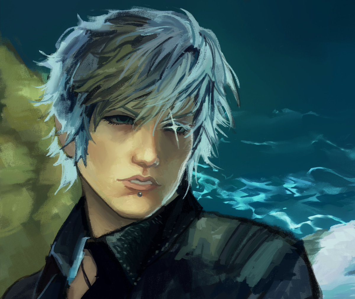 I went back to this and tried to adjust the expression because it still bothers me #ffxv #ignisscientia