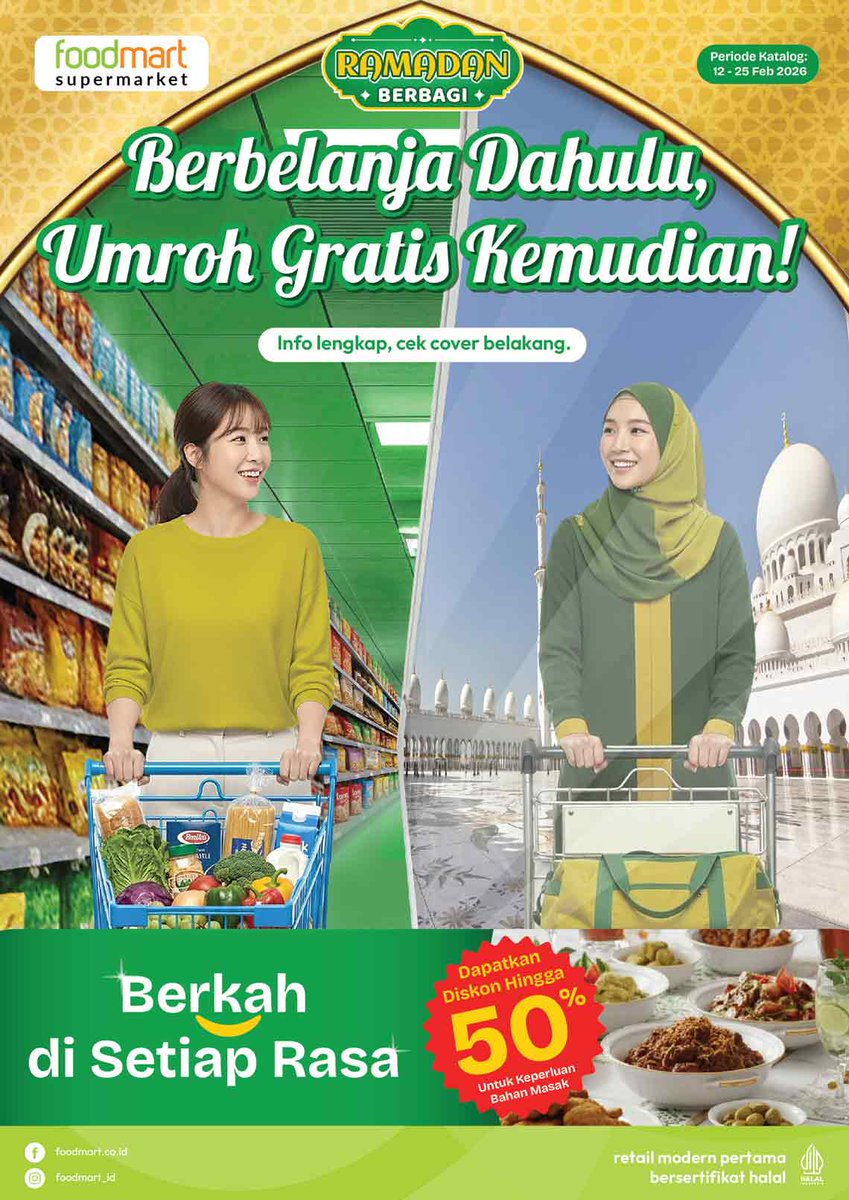 katalogpromosi's tweet image. Diskon spesial Hypermart Mingguan 12–25 Februari 2026 🛒

Katalog terbaru hadir dengan harga promo berbagai produk pilihan selama periode berlangsung.

Detail lengkapnya ada di sini 👉 katalogpromosi.com/katalog-promo-…
#PromoHypermart #KatalogHypermart #PromoMingguan