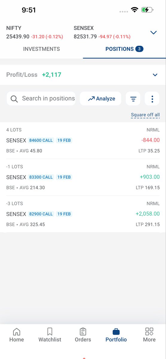 BHUPIND34528769's tweet image. Running position for today ~
Will be holding if 82800 is not broken 
Entered with few lots only will be adding only if it sustains below 
#trading #optionsTrader