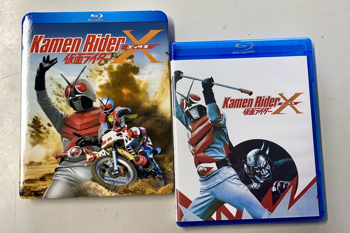戦国★男士  Blu-rayBOX 期間限定版 北米版の仮面ライダーX Blu-rayBOXが届きました。 リマスターされて