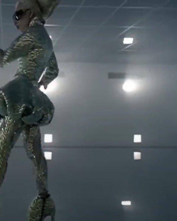 She’s definitely inspired by lady Gaga …