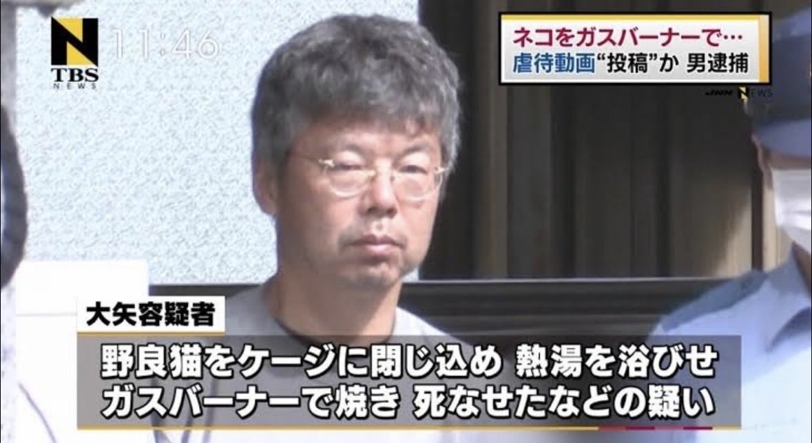 DiamonT194244's tweet photo. 【ネコ虐待おぢ】
猫虐待殺害容疑で逮捕された大矢誠
目元を整形した上に岩崎誠と名前を騙って譲渡会に参加しています
譲渡会等に参加される方はくれぐれもご注意ください
残虐な犯行と認められているにも関わらず懲役1年10月
しかも執行猶予4年
加害者には人としての倫理観が欠如している
殺人と同等の倫理観
その殺意が人に向かない事を祈る🙏