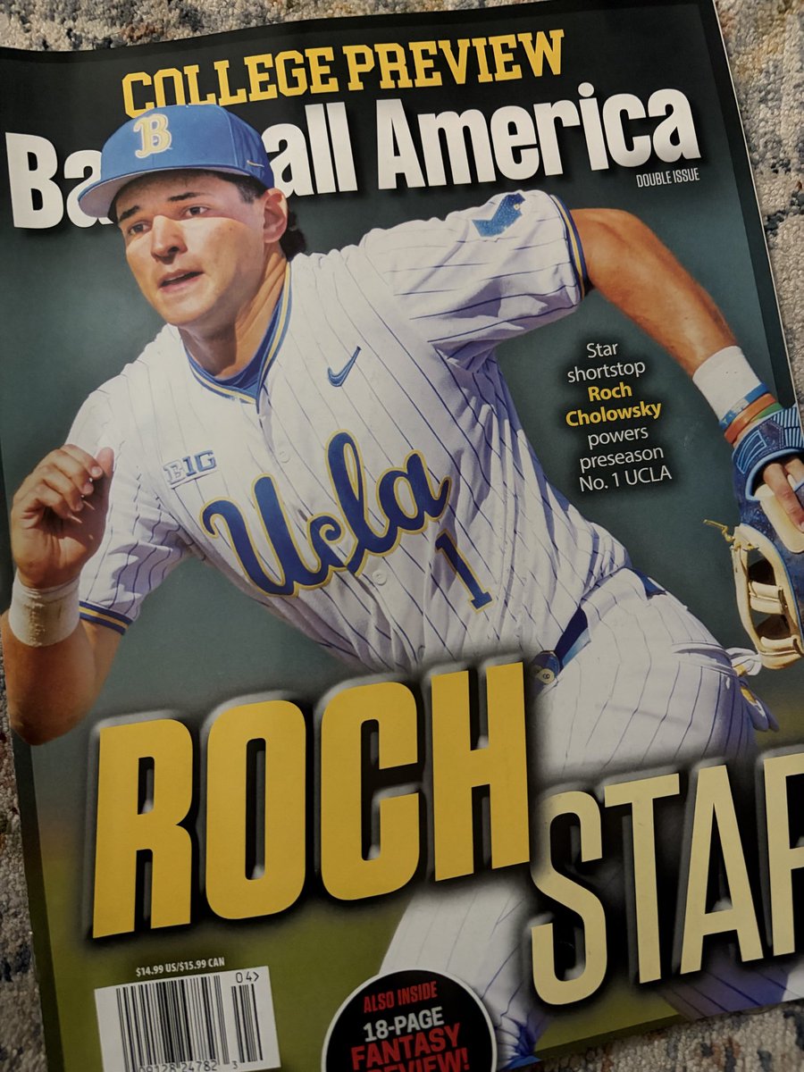 WAWA_EA's tweet photo. Been buying this issue since I was 18 years old! Keep it up @BaseballAmerica #CollegePreview
Need to go see Roch in person. https://t.co/jf5AluVhwS
