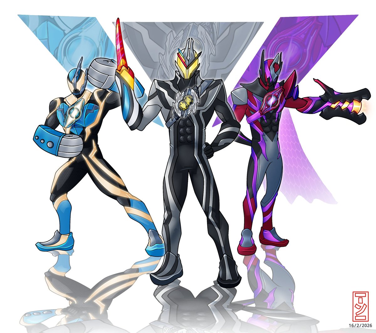 All of my oc for #hdwXZeztz so far, with their alternate equipment