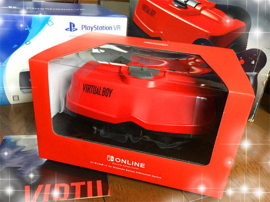 ichisuke150's tweet photo. 🎮スイッチオンライン版「ヴァーチャルボーイ」が届いたよ👀 ニンテンドーLABO以来のバカでかい周辺機器だ！
スイッチ２のサイズの関係で、元祖よりも若干背が高くなるとこがカッコイイ！（スイッチ１を装着の場合は同じ高さになります） https://t.co/a26rdMScX3