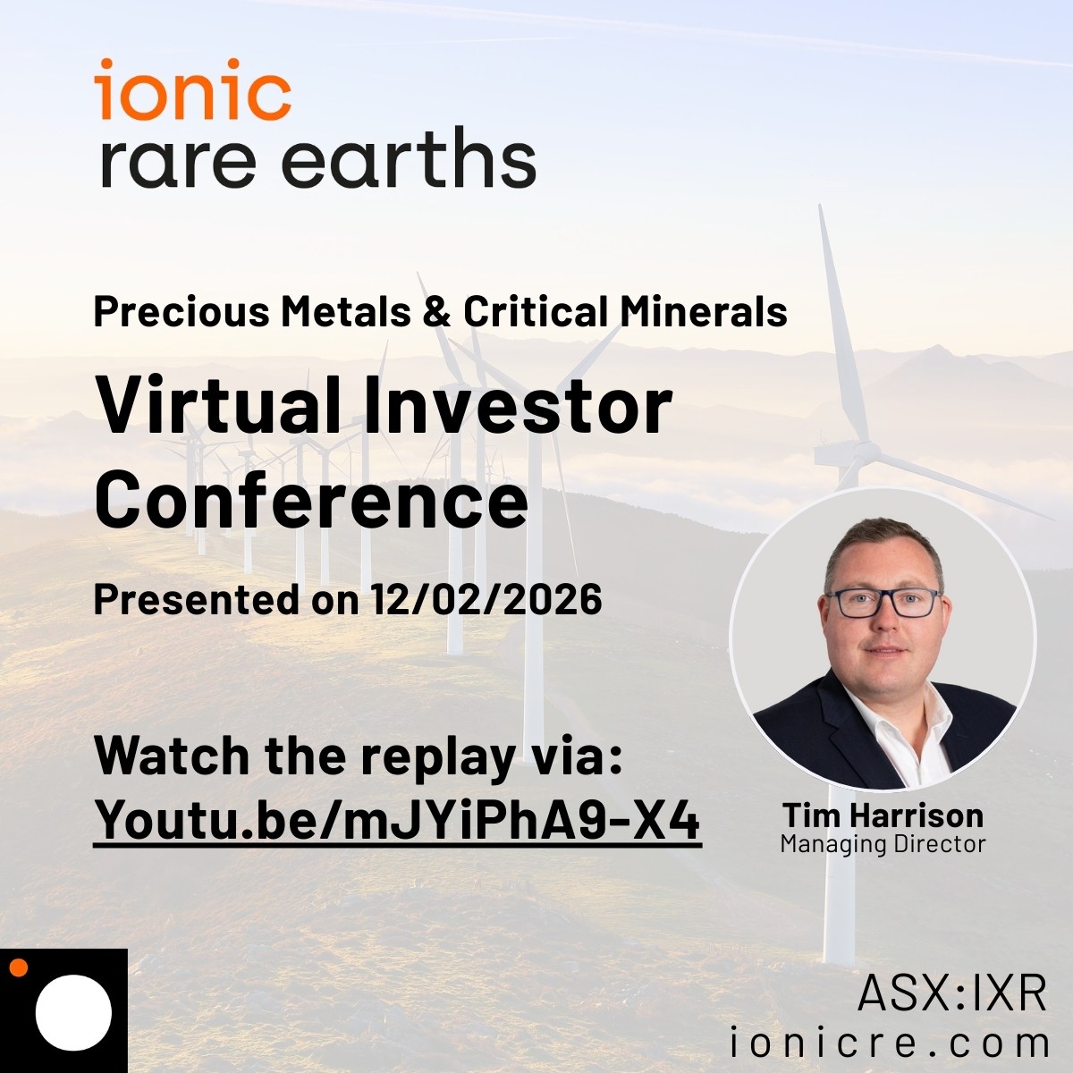 Ionic Rare Earths Limited tweet media