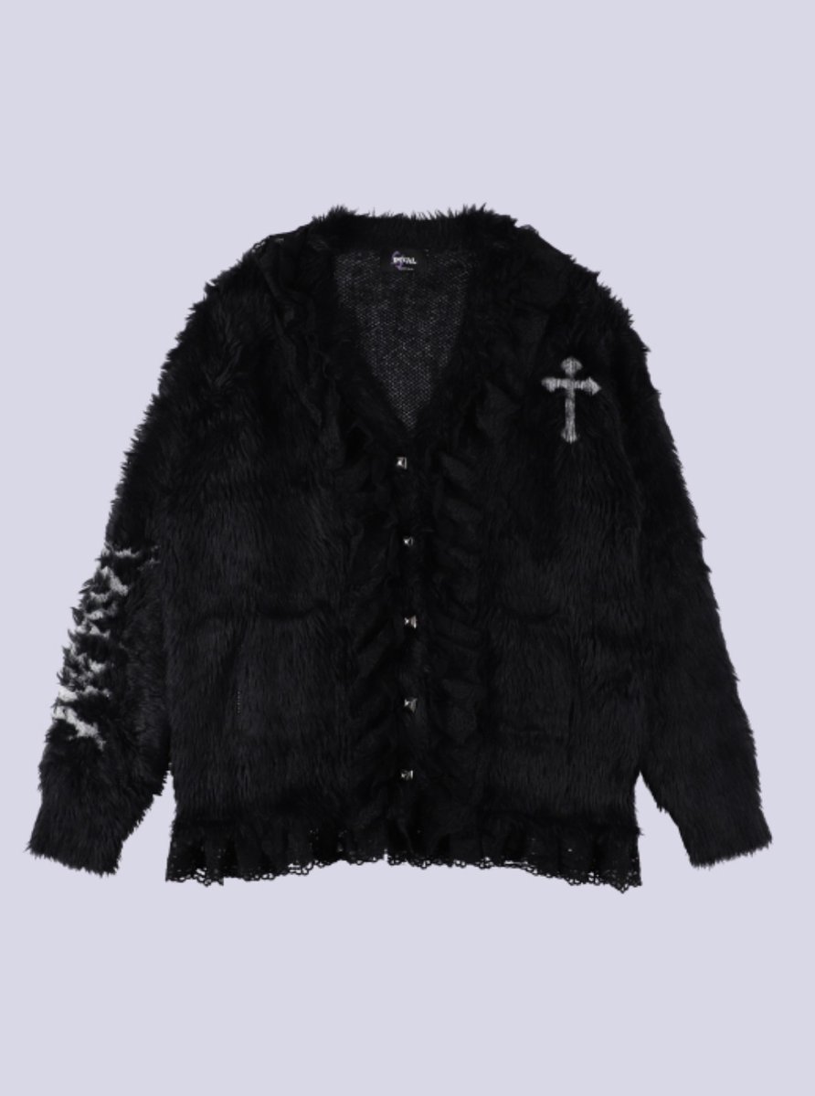 QOOZA IMVAL / Shaggy Cardigan 【公式通販】