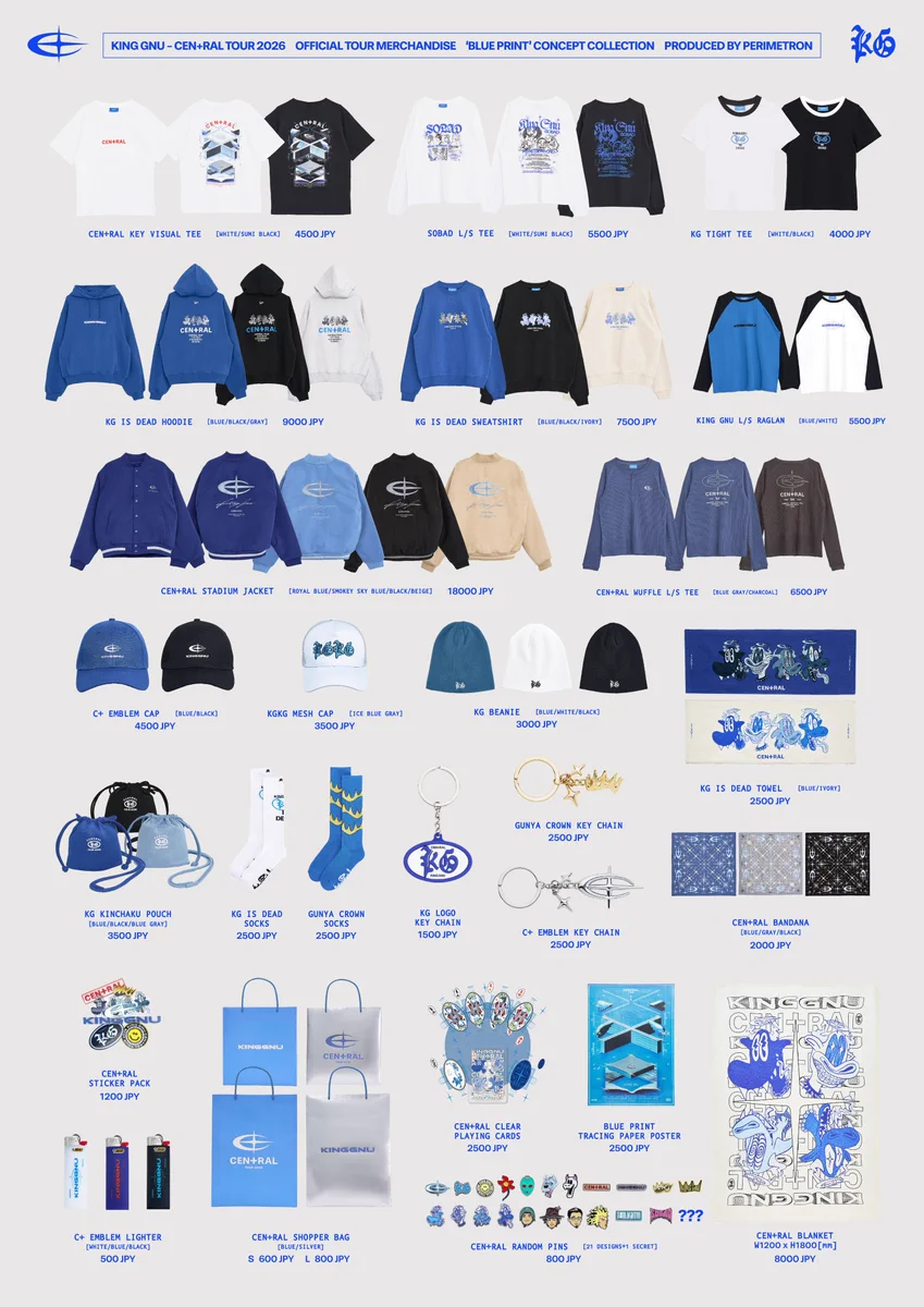 King Gnu CEN+RAL Tour 2026 グッズ 4点 + おまけ付 HBQJceEaMAABeBc?format=webp&