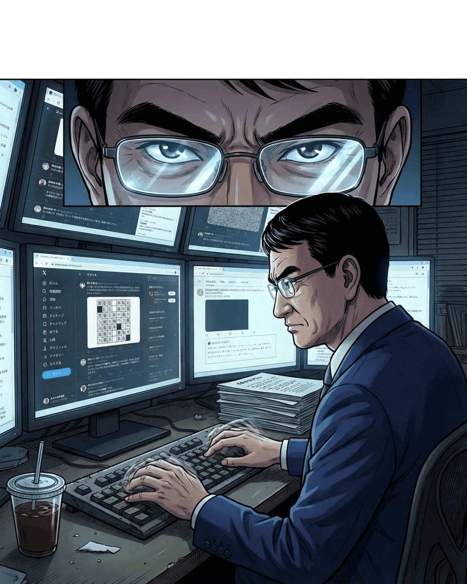 How do you even find it…?

We turned “Taro Kono’s daily life” into a manga with MangaNow.
Thanks for always entertaining the internet 🫶❤

<a href="/konotarogomame/">河野太郎</a> 
<a href="/konotaromp/">KONO Taro</a> 
（1/2）