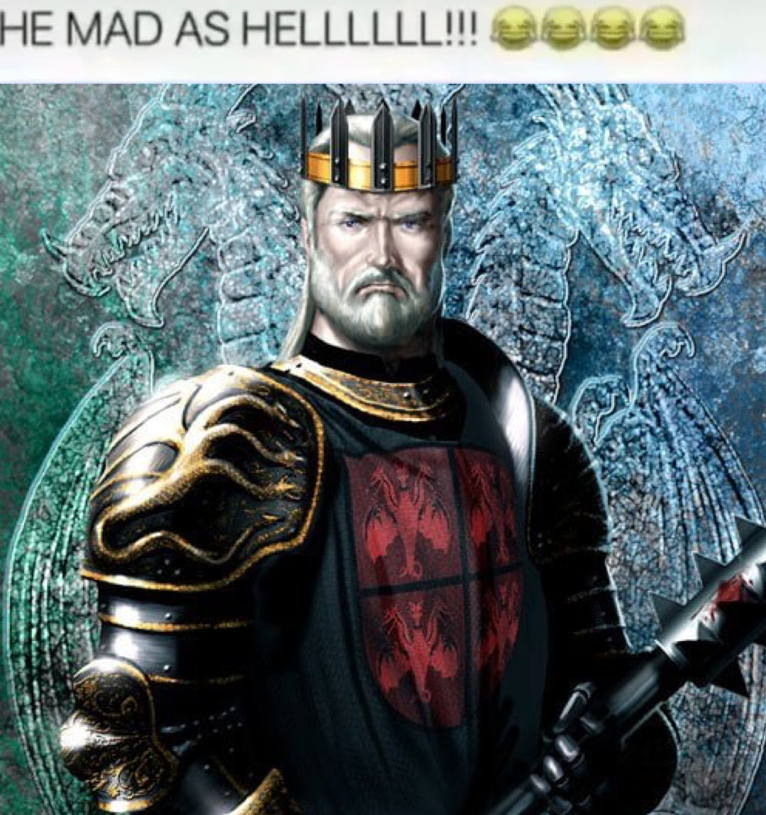 all that just for maekar to still outlive aerion because his ass couldn’t handle a monster energy drink