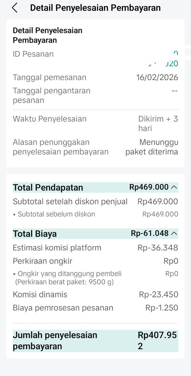 bumi_mart's tweet photo. Serius min nanya , ini komisi dinamis apa ya? @TokopediaCare @tokopedia https://t.co/CnHtpSCPF2