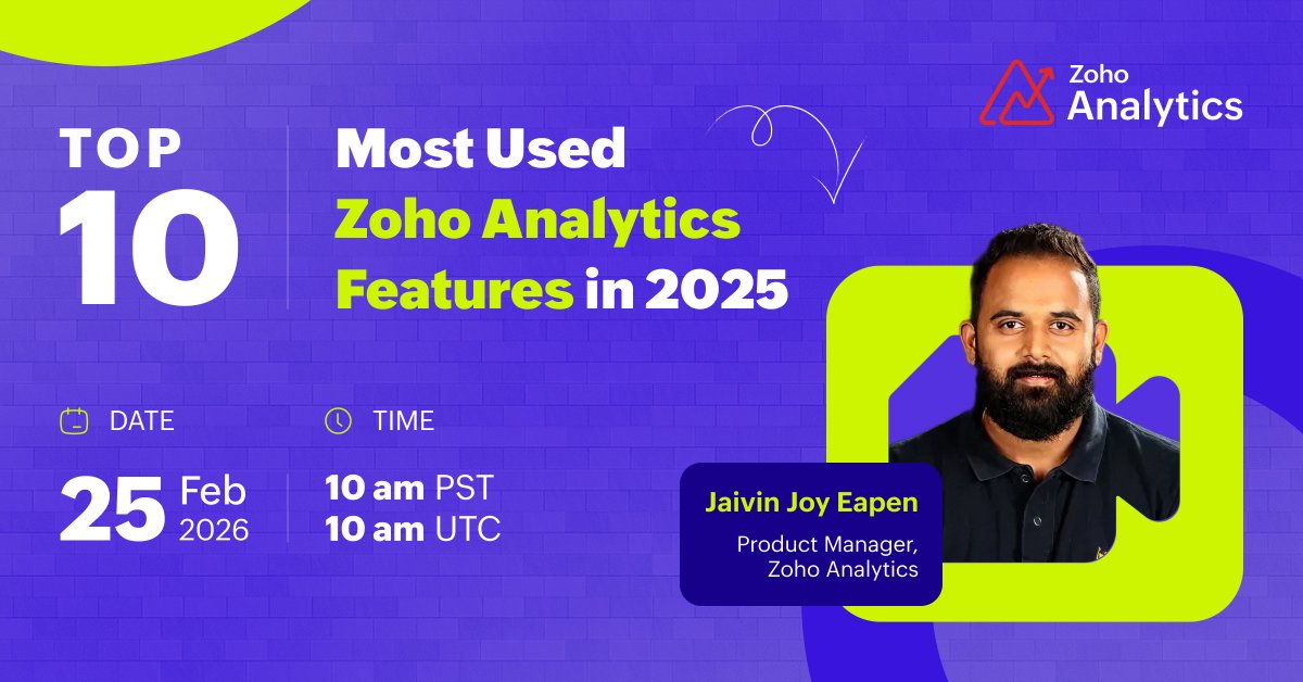 Zoho Analytics tweet media