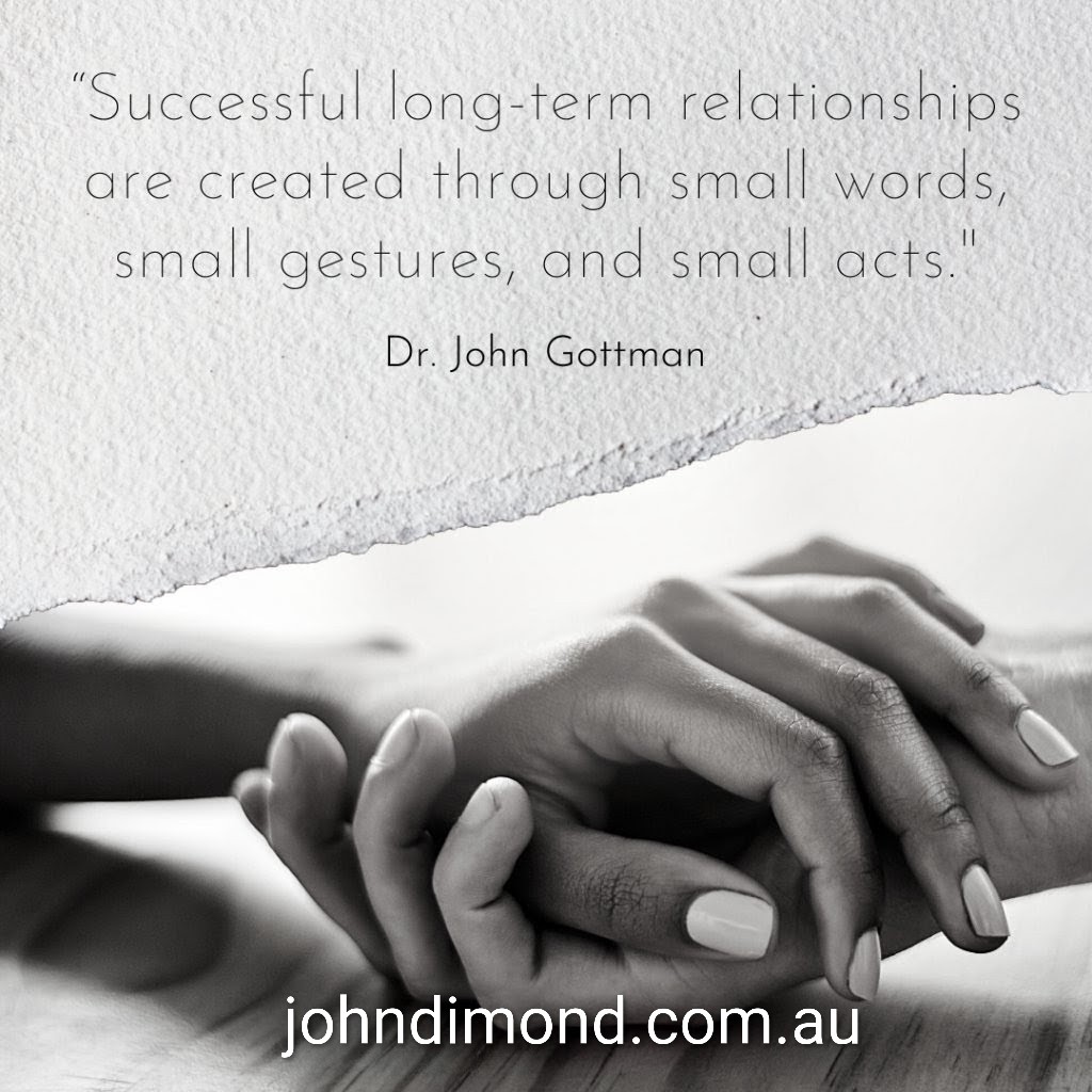 dimondtherapy's tweet photo. Strong relationships are built on small, consistent, everyday actions rather than grand gestures https://t.co/tV5eJSoqd7