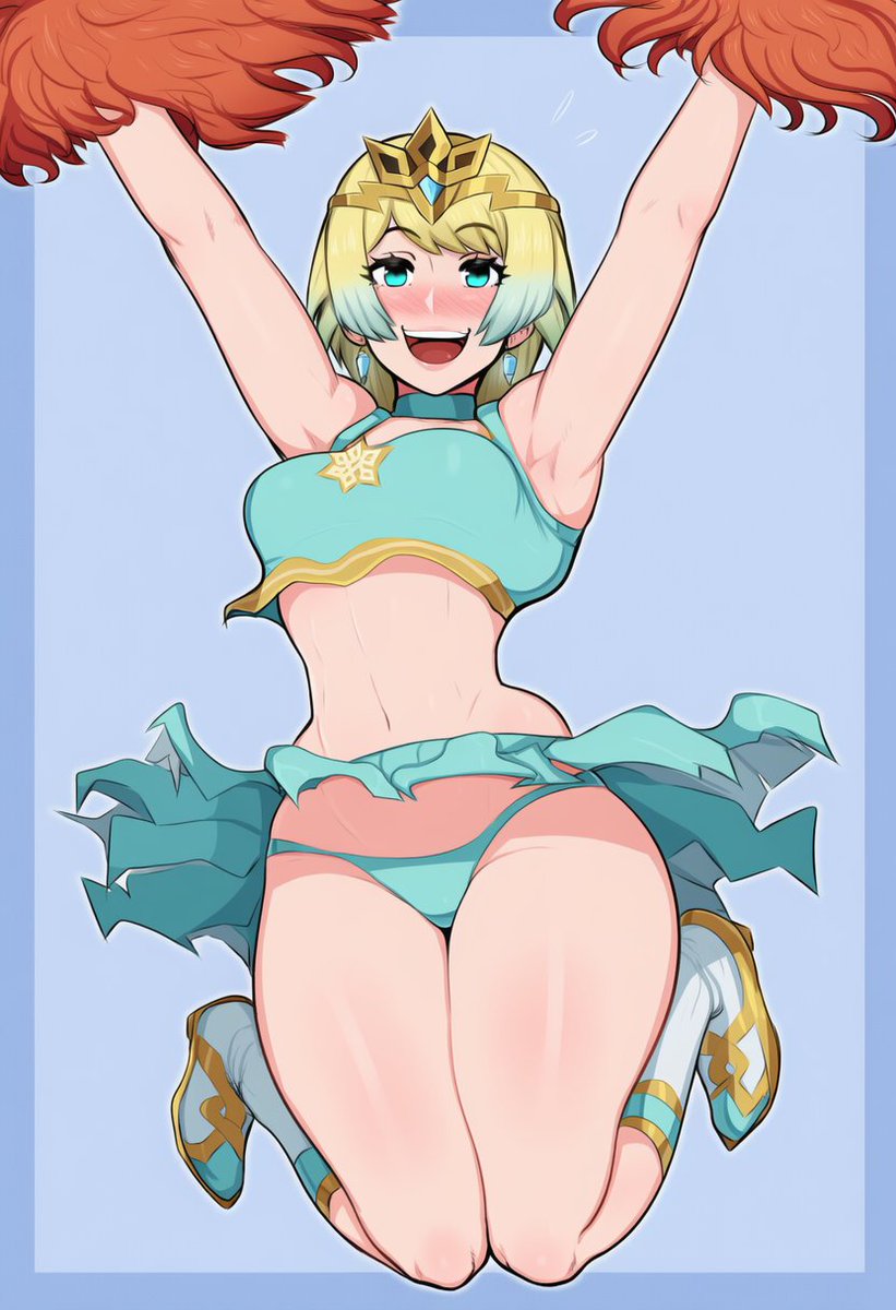 Sloposhi's tweet photo. Cheerleader Fjorm wishing you luck on your summons if your planning to pull for her new alt today!~ https://t.co/gXxIFoRY3m