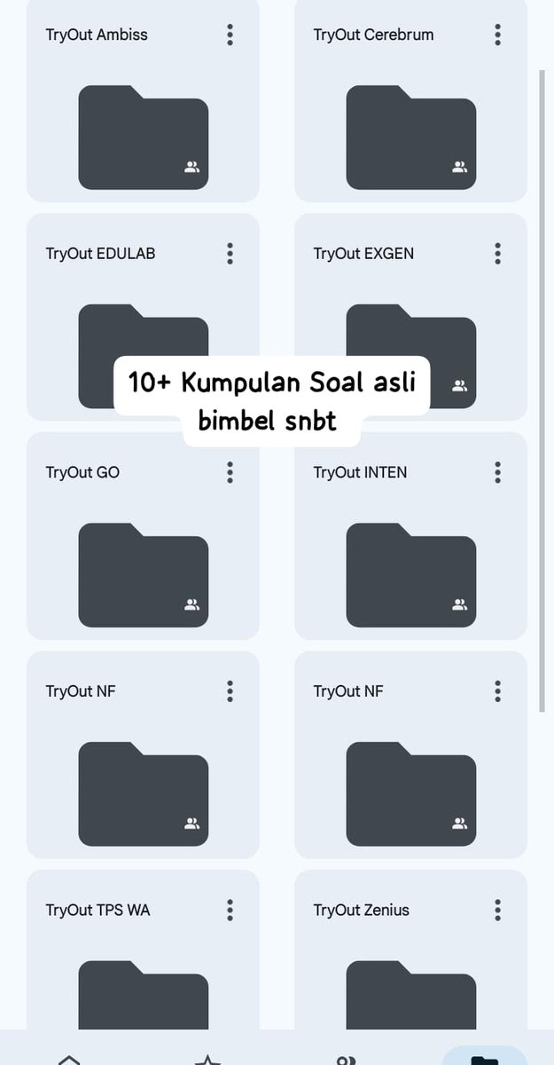 Mimin punya 99+ File lengkap belajar Snbt 
E-book premium Snbt 2026
Materi Snbt 2026 Lengkap
Bocoran Soal Prediksi Snbt 2026
2900+ Bank Soal Snbt
10+ Soal Bimbel Privat
dan masih 99+ Folder lainn
kalau kalian mauu akses juga dm Mimin yaa😍💙
 #masukptn #snbt #snbt2026 #zonauang