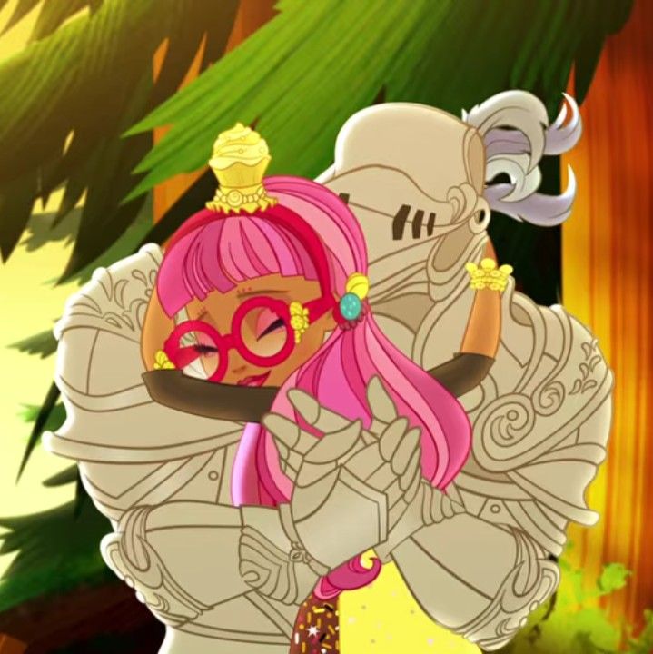 i loved their relationship so much, darling was ginger's secret knight and they had a whole arc together </3
