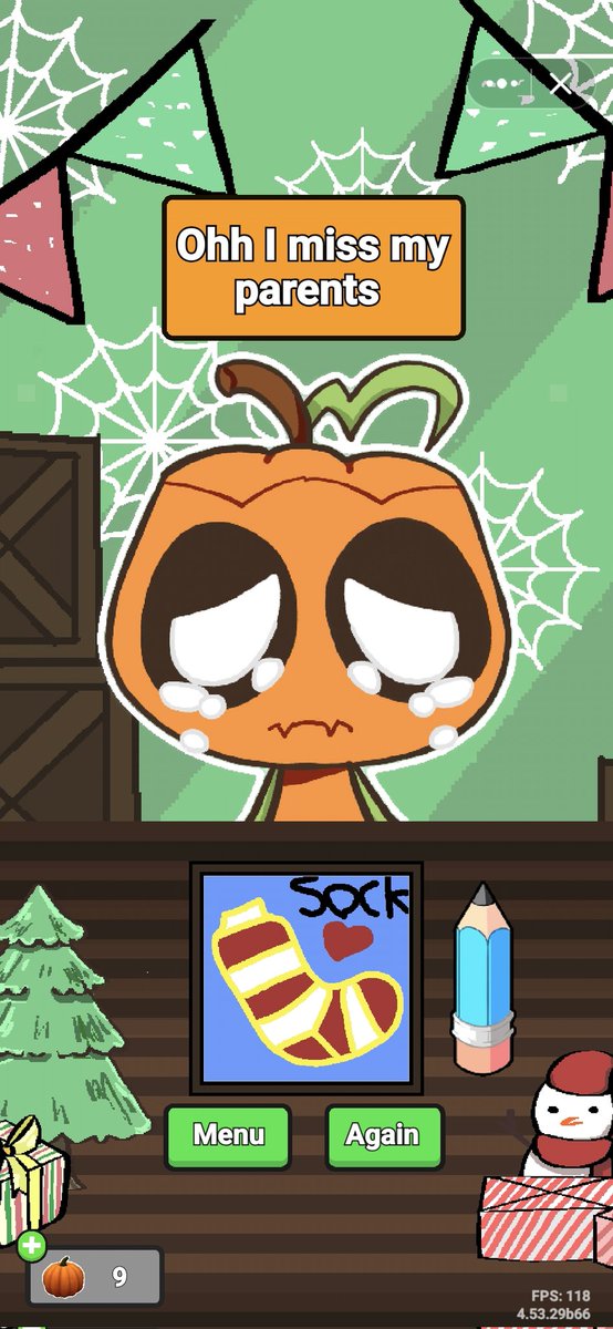 MiloConejo's tweet photo. Okay i love socks ❤️, but looks like Gourdy have feelings about it more than i tought 😭😭😭😅😅😅
#art #dandysworld #builda #socks https://t.co/HDKPN3OwOa