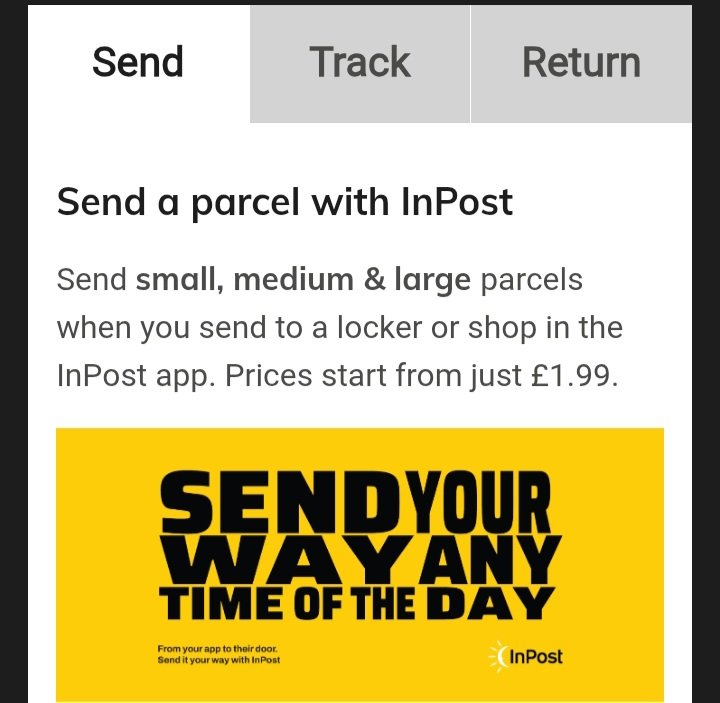 YodelOnline's tweet photo. Yodel by InPost | UK Parcel Courier &amp; Delivery Service | Yodel by InPost 
Send a parcel with InPost.  Send small , medium &amp; large parcels when you send to a locker or shop in the InPost 
https://t.co/ciY5vJdCqE https://t.co/BeFVDJ6WZZ
