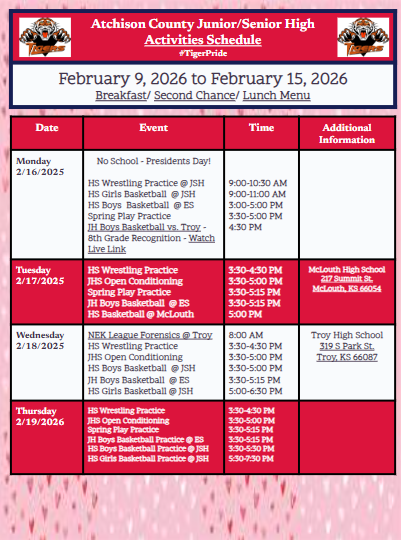 Weekly Announcements: February 16, 2026 to February 22, 2026

docs.google.com/presentation/d…