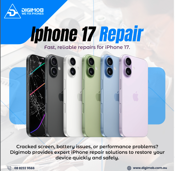 DigimobAU's tweet image. Get Fast &amp;amp; Reliable iPhone 17 Repairs Near You by Digimob

Your trusted local iPhone 17 repair specialist, delivering quick and affordable solutions.

Website: digimob.com.au
#Digimob #iPhone17Repairs #PhoneRepair #ScreenReplacement
#BatteryRepair #MobileRepair