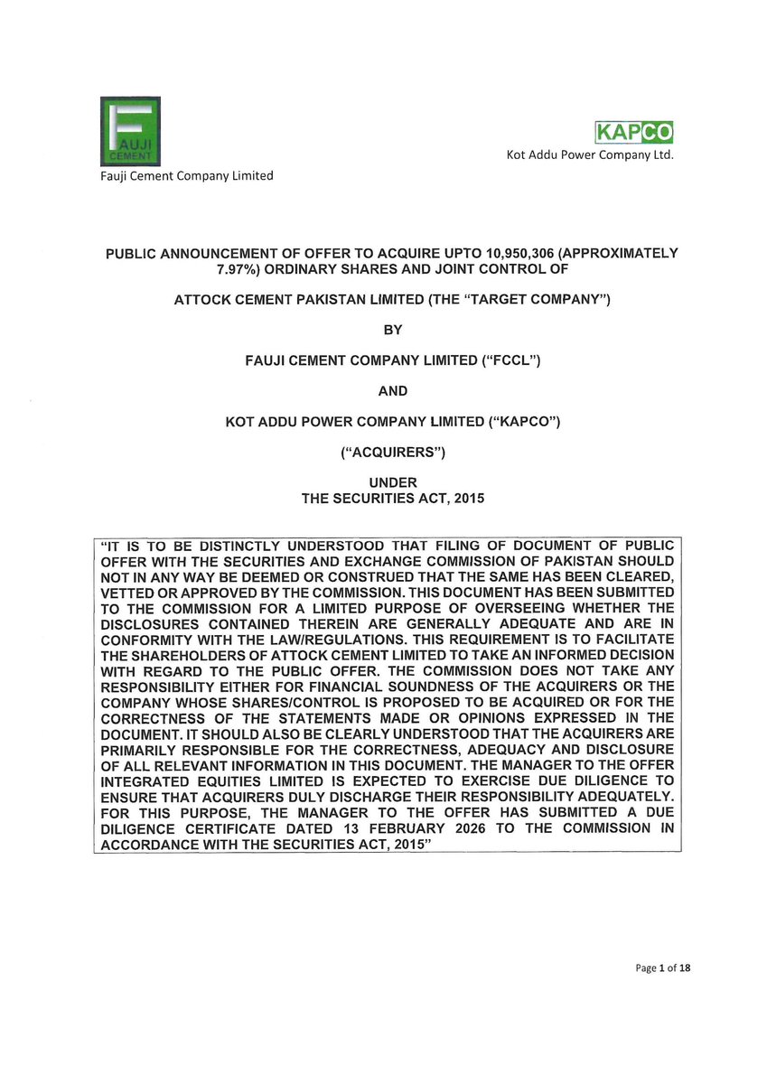 ChasePSXNotices's tweet photo. KAPCO - Disclosure of Material Information
#PSX #Stock #News #KAPCO #MaterialInfo https://t.co/krwPFiUJXL