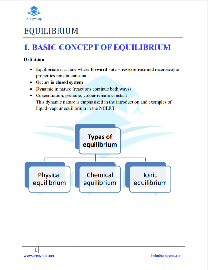 PrepVrep's tweet photo. 📢 Ionic & Chemical Equilibrium Notes are now available on our app — absolutely FREE!

Strengthen your concepts with clear, exam-focused notes perfect for NEET, JEE & competitive exams.

Open the app and start learning today 🚀

#Chemistry #NEET #JEE #StudyNotes #FreeNotes #CompetitiveExams #PrepVrep #ChemistryStudents #Labassistant
