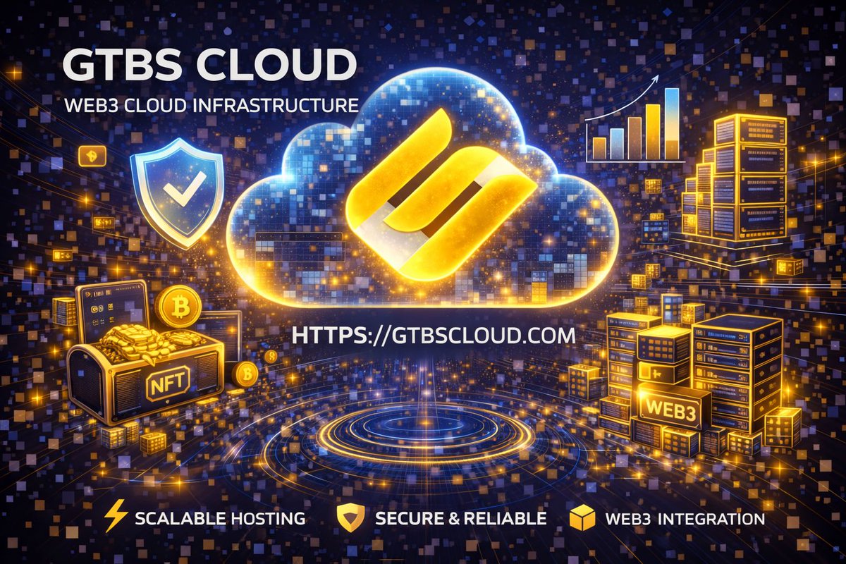 🚀 Introducing GTBS CLOUD — Web3 Cloud Infrastructure
Scalable ⚡ Secure 🔐 Reliable 
Power your blockchain projects with next-gen cloud solutions built for Web3 innovation.
🌐 gtbscloud.com
#GTBSCloud #Web3 #CloudInfrastructure #Blockchain #CryptoTech #Web3Develop🚀📈