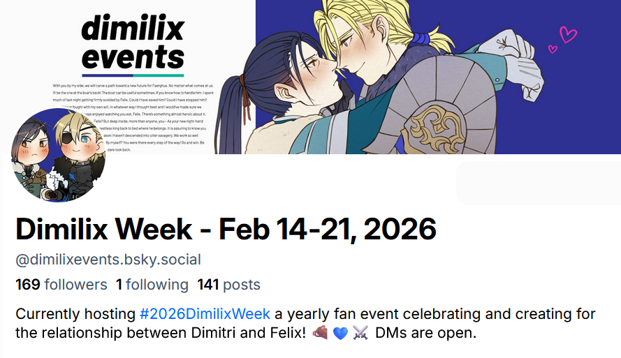 Want to find where the #Dimilix party is at? Find your fellow enjoyers on 🦋 and follow us @ dimilixevents !