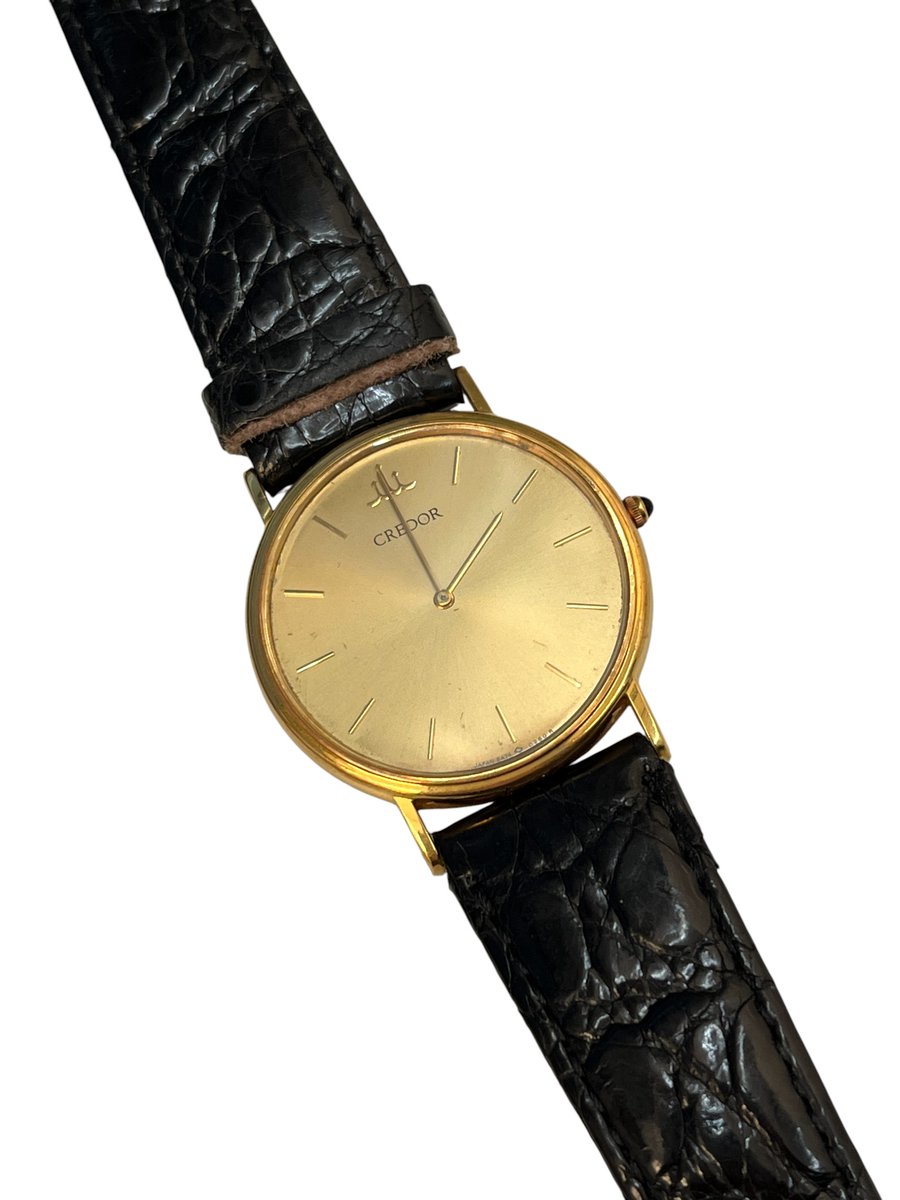 ⌚SEIKO CREDOR 5A74-0140 をお持ち込みいただきました✨ 18KTケースが